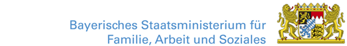 Logo: Bayerisches Staatsministerium für Arbeit und Soziales, Familie und Integration